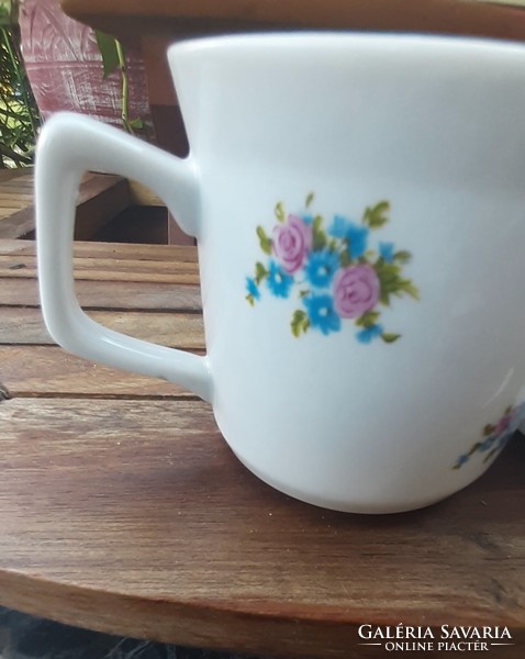 Zsolnay small mug with square handle