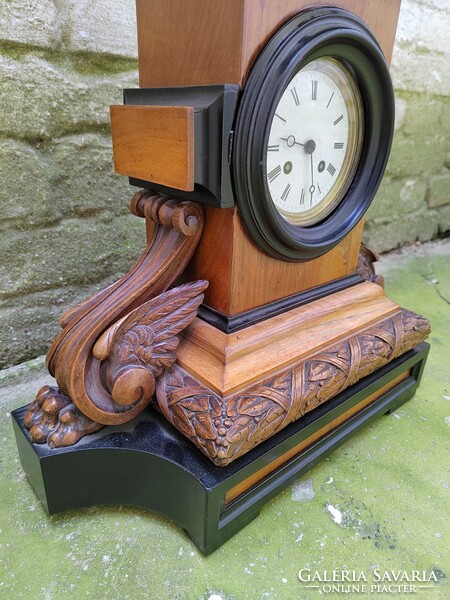 XIX. Century table clock with eagle #7