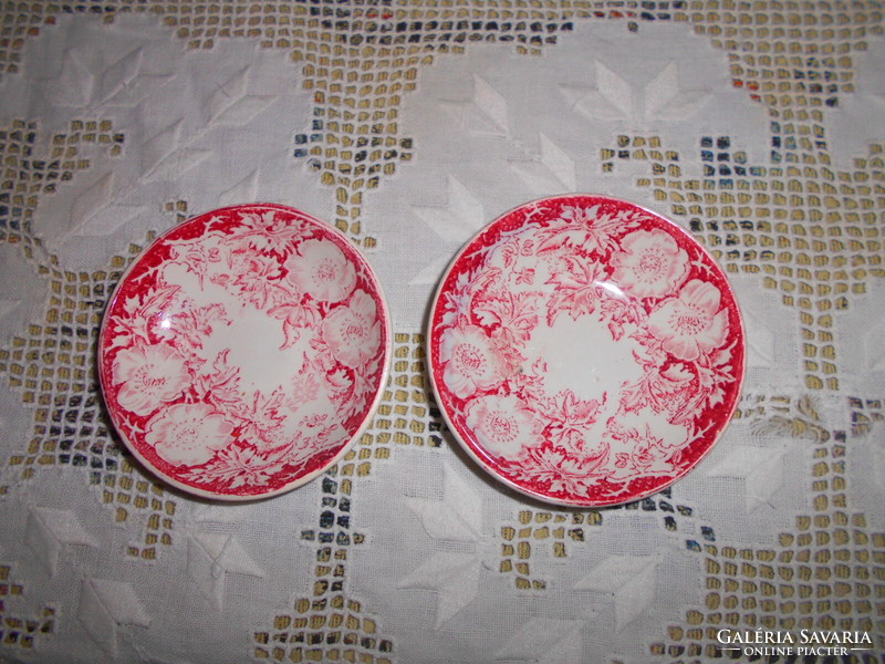 1 db antik Sarreguemines porcelánfajansz tálka