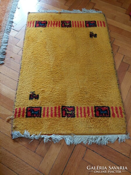 Gabbeh handwoven wool rugs.