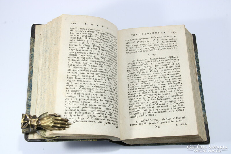 1802 - Régi tudós világ históriája - Budai Ézsaiás Szép félbőr kötésben!