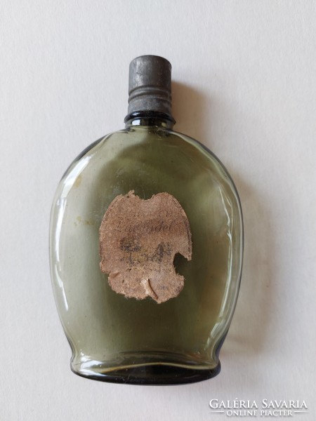 Régi parfümös üveg Mouson Lavendel zöld kölnis palack