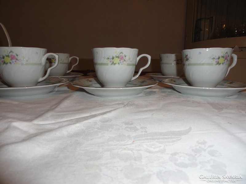 Guoguang fine china porcelain coffee cups 6 pieces