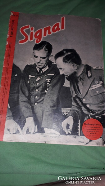 Antique 1942. June wwii. Signal iii. Imperial German propaganda newspaper magazine as pictured
