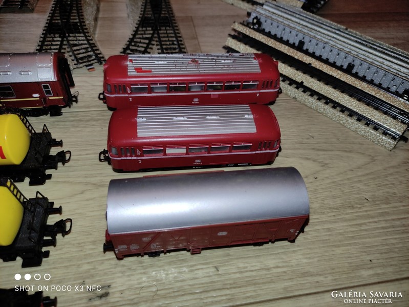 Vintage MARKLIN Made in Western Germany vonat vasút csomag sok darabos