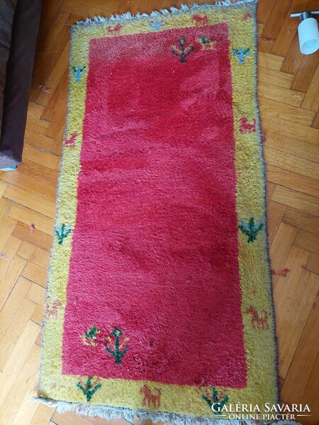 Gabbeh handwoven wool rugs.