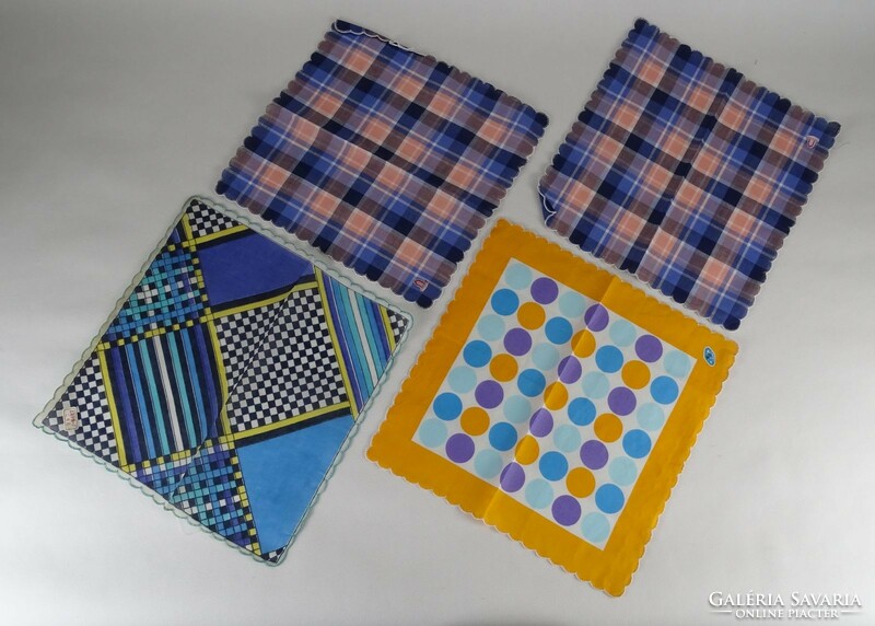 1N269 retro marked textile handkerchief collection 15 pieces