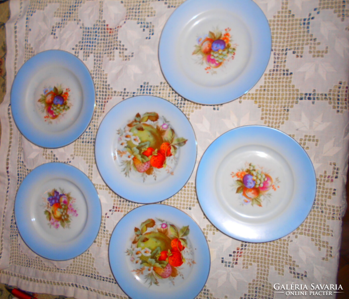 6 fruit pattern m.Z cake plate 1000 ft/pc