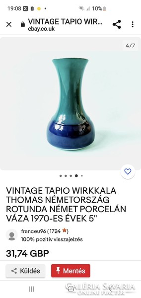 Thomas porcelain vase