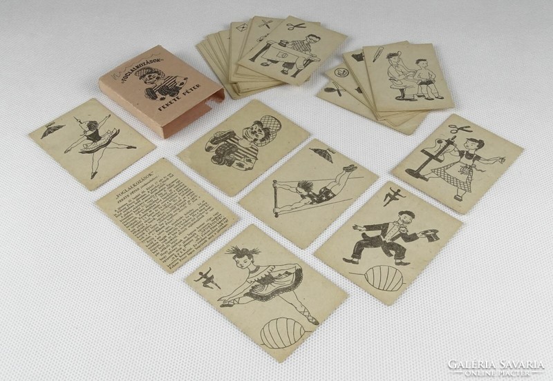 1N203 Régi kisméretű Fekete Péter kártyajáték
