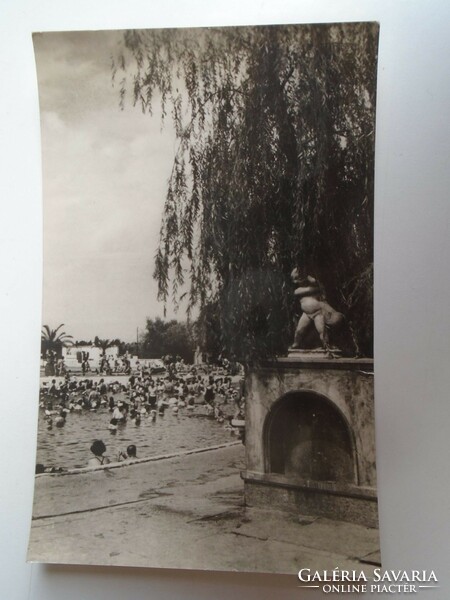 D196180 Hajdúszoboszló beach 1960 p1961 - Radványi, Budapest