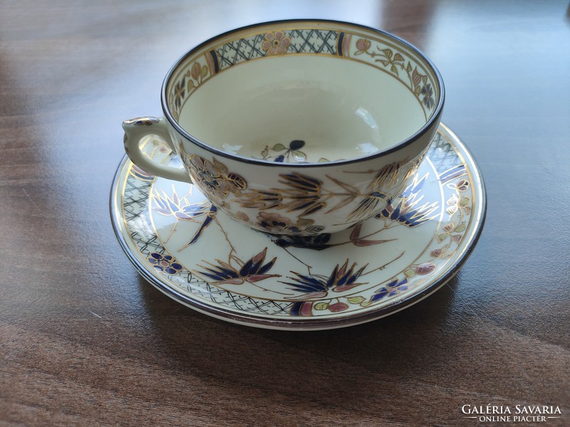 Zsolnay teacup + saucer (19.Sd)