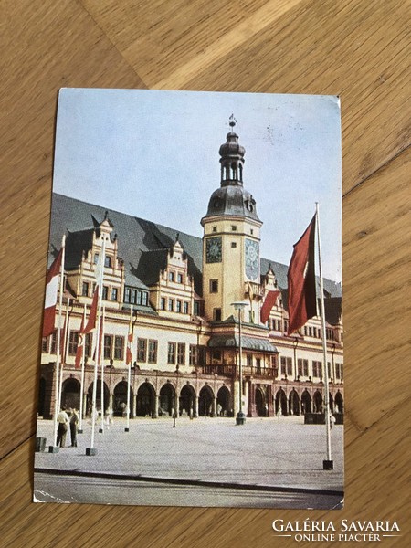 Leipzig Town Hall postcard