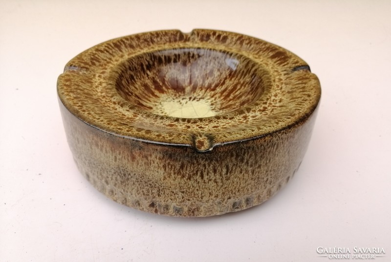 Retro ceramic glazed ashtray