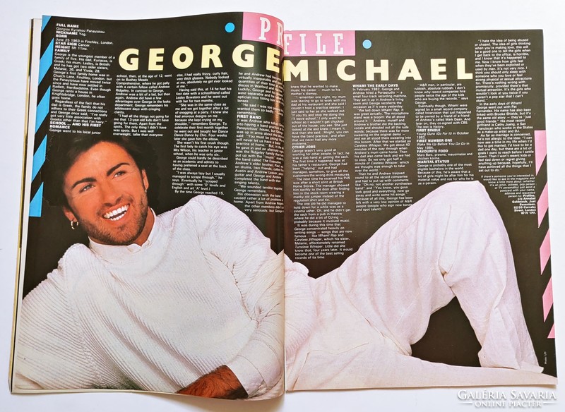 Just Seventeen magazin 87/1/21 A-ha poszter George Michael Simon Vaughan