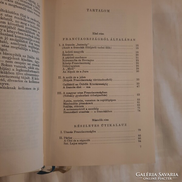 Pálfy József: Franciaország   Panoráma útikönyvek  1968