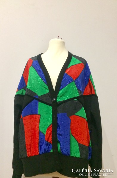 Retró-vintage selyem kabát