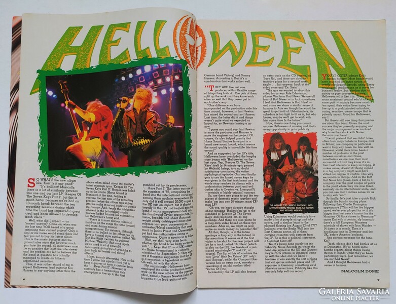 Raw magazin 88/8 bemutatószám Iron Maiden Kiss Helloween Guns N Roses Megadeth Monsters Of Rock