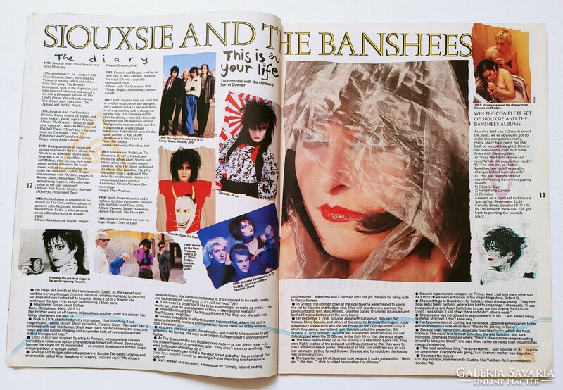 Just Seventeen magazin 85/11/27 UB40 Siouxsie Banshees Dee C Lee Michael Brandon Daniel Day Lewis