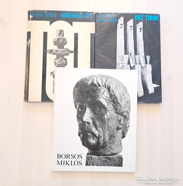 Hungarian sculptors: miklós borsos, tibor vilt, amerigo tot, albums