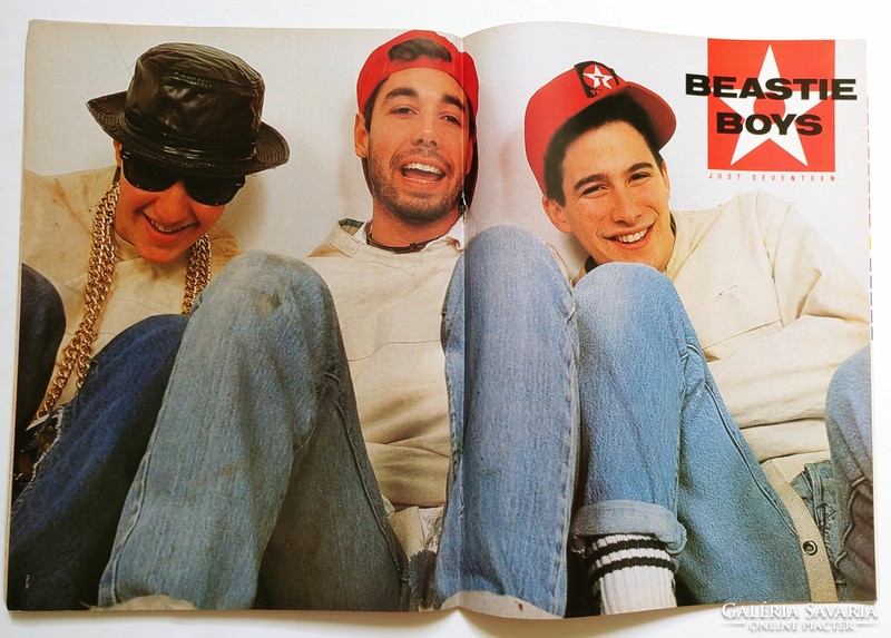 Just Seventeen magazin 87/4/1 Boy George Beastie Boys Trent D'Arby Jonathan Ross Bowie Bryan Adams