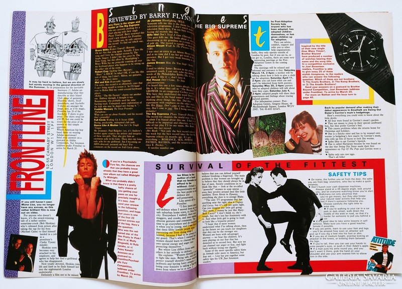 Just Seventeen magazin 87/3/11 Tom Cruise Brother Beyond The Bangles Adam Woodyatt