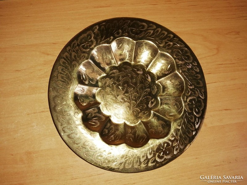 Copper wall plate - dia. 23 cm (n)
