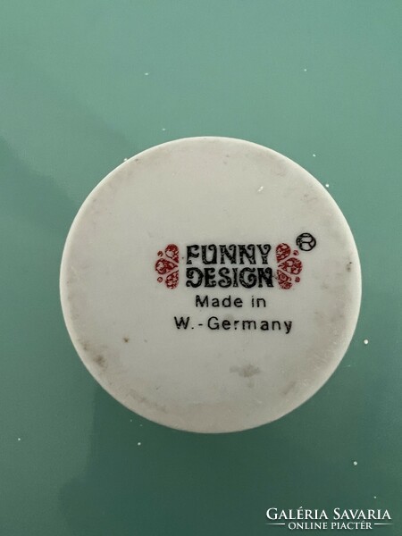 Madaras funny design Germany német porcelán gyertyatartó