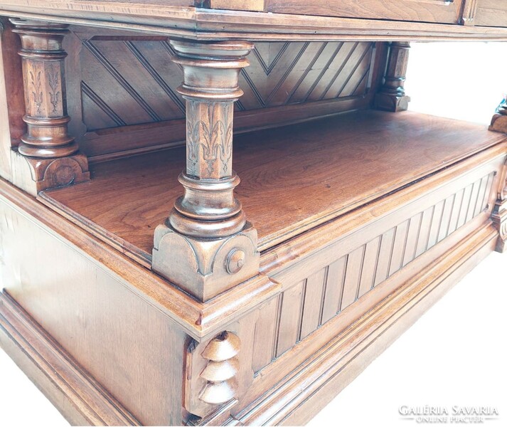 Antique walnut sideboard