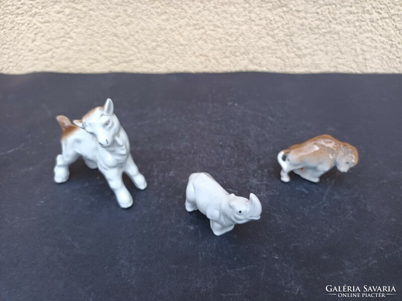 Miniature porcelain figurines