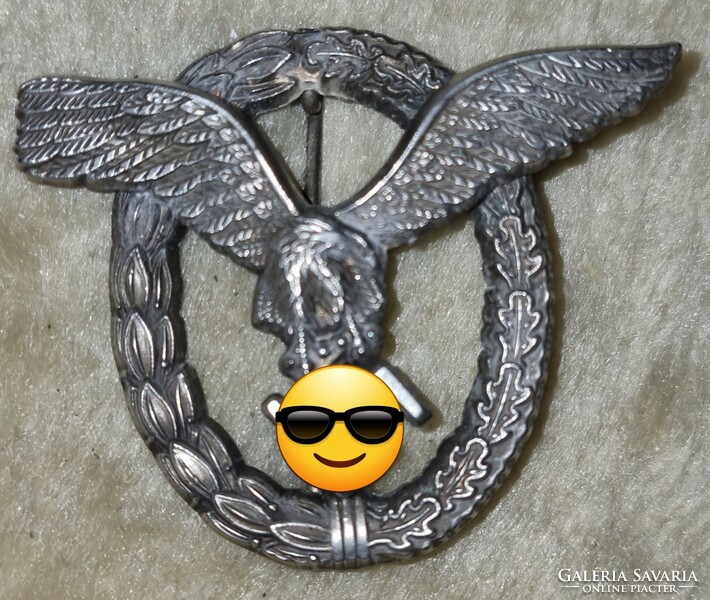 2.Vh German Luftwaffe pilot badge