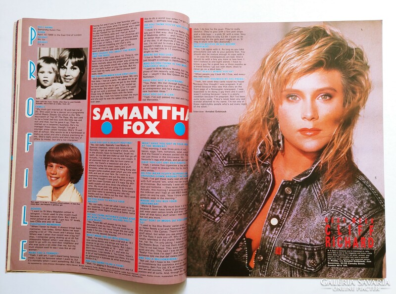 Just Seventeen magazin 87/6/17 Pet Shop Boys Curiosity Killed The Cat Samantha Fox ABC Jody Watley
