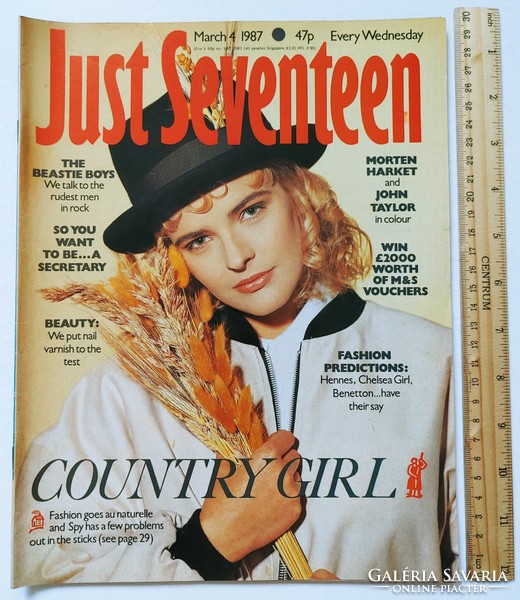 Just seventeen magazine 87/3/4 john taylor (duran duran) morten harket (a-ha) posters beastie boys