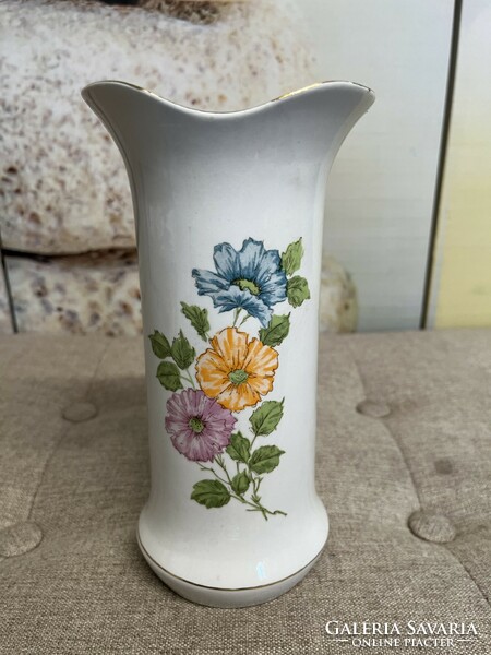 Aquincum flower pattern porcelain vase a46