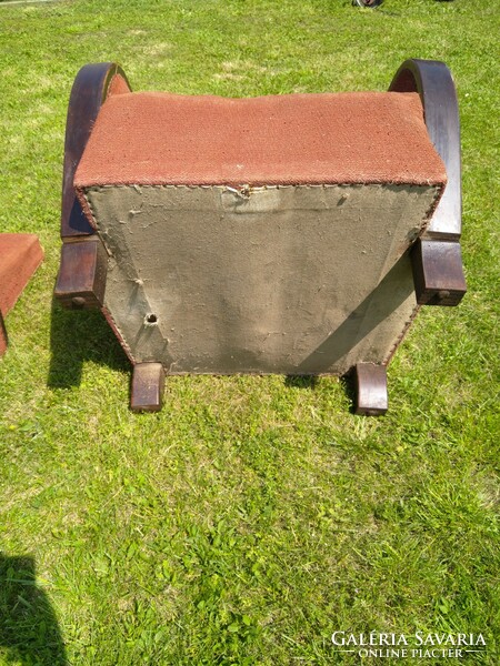 A pair of Art Deco armchairs