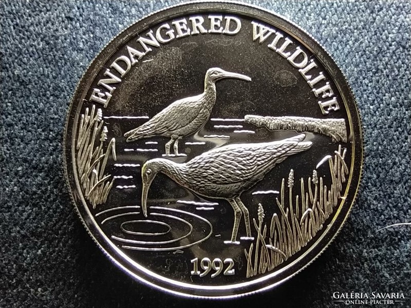 Samoa Endangered Fauna .925 Silver $ 10 1992 pp (id62241)
