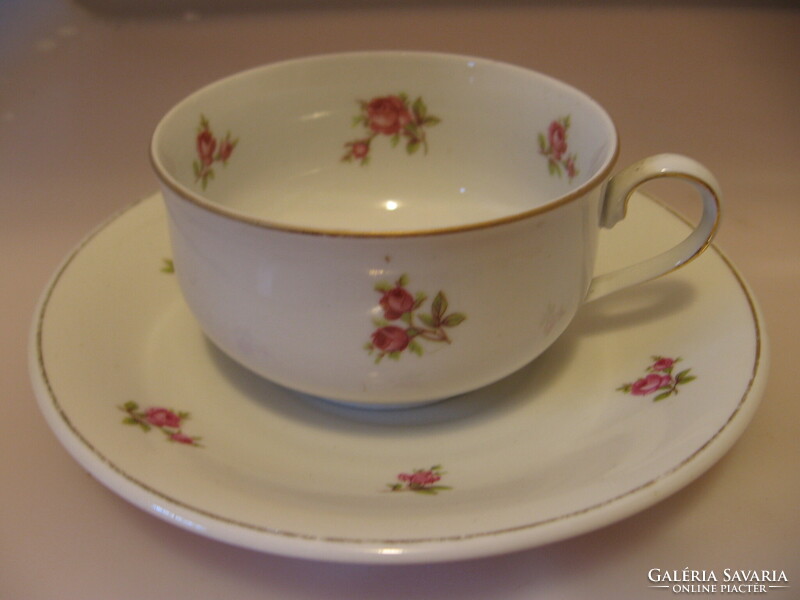 Retro small Viennese rose cup inside