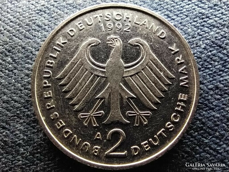 Németország 40 éves az NSZK Franz Josef Strauss 2 Márka 1992 A (id70407)