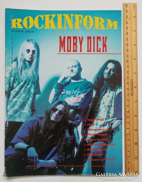 Rockinform magazine #24 1994 moby dick iggy pop pink floyd screen necropsia replica fish house o pain