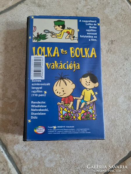 Eredeti VHS video mese kazetta Lolka és Bolka vakációja