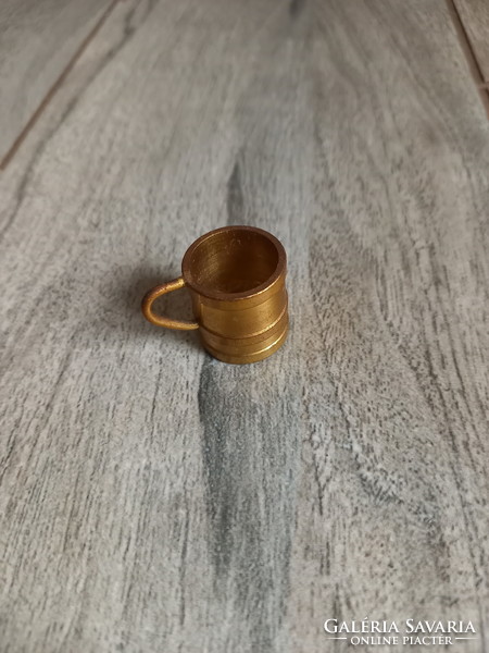 Gorgeous old miniature copper jug (2.3x3x2 cm)