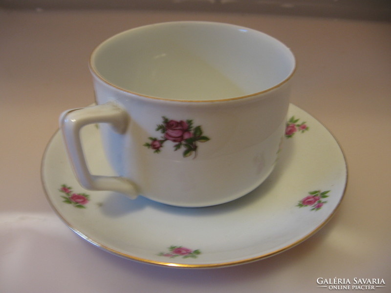 Retro small Viennese rose cup set