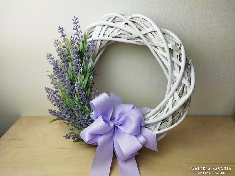 Door ornament, knocker, apartment decoration, lavender wreath
