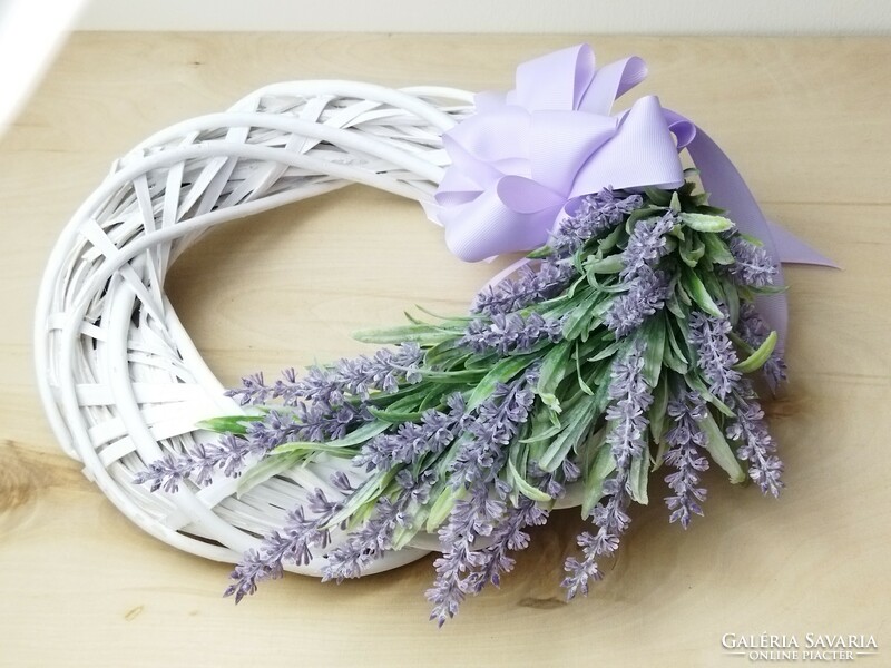 Door ornament, knocker, apartment decoration, lavender wreath