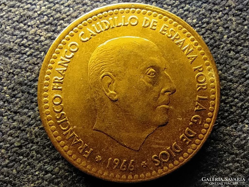 Spain Francisco Franco (1936-1975) 1 peseta 1963 1966 (id66546)