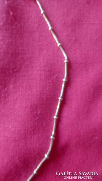 925 - Sterling silver necklace, 56 cm long! In perfect condition! Special shape!