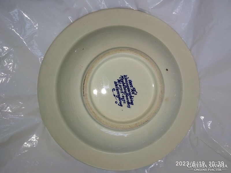 Marked Dutch porcelain ashtray, small blue and white bowl, ashtray