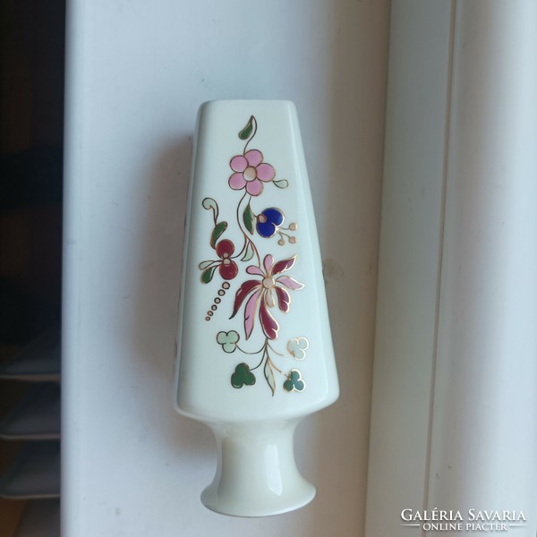 Hand-painted, gilded vase from Zsolna.