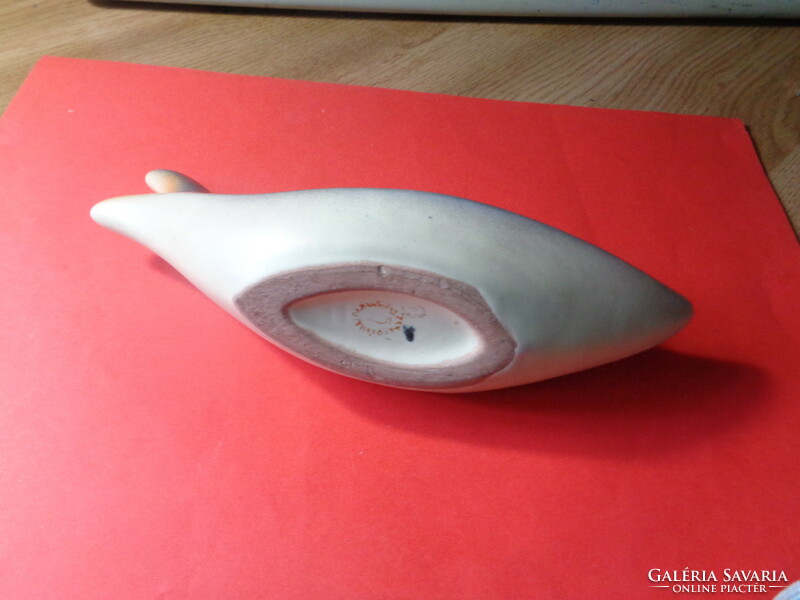 Retro, functional fish figure from the 60s, ceramic applied art ...... (Rare!!)