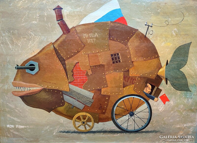 Andrey a. Abramkin (-) iron fish, 1992